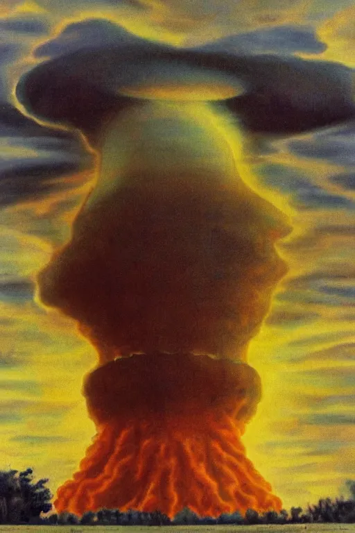 Image similar to modern nuclear explosion