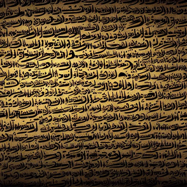 Image similar to horrifying ultra - realistic disconcerting photo of a partially damaged dead sea scroll with nabeatean aramaic in sideways columns, dark, brooding, volume lighting, atmospheric lighting, painted, intricate, ultra detailed, well composed, best on artstation, cgsociety, epic, stunning, gorgeous, intricate detail, wow, masterpiece