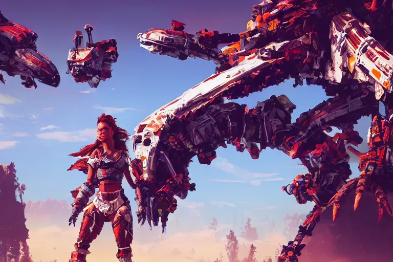 Image similar to sunwing machine mecanical creature robot of horizon forbidden west horizon zero dawn bioluminiscence global illumination ray tracing hdr fanart arstation by ian pesty and alena aenami artworks in 4 k