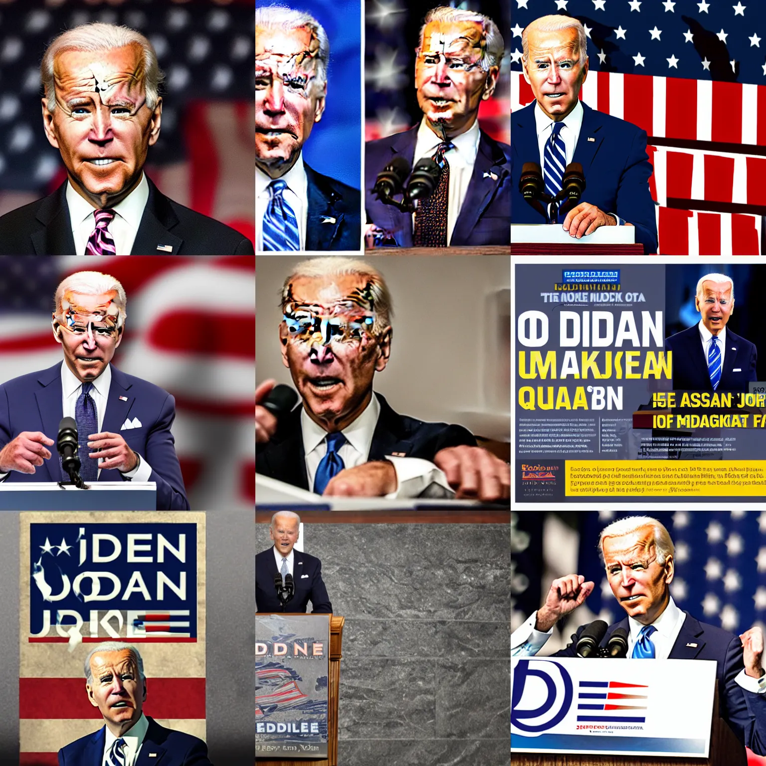 Prompt: joe biden quake model