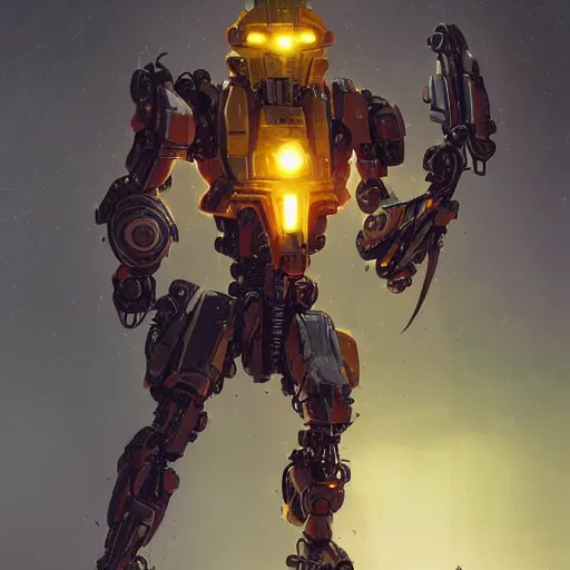 Image similar to bionicle monk, highly detailed, sci - if, tech wear, glowing lights, art by greg rutkowski