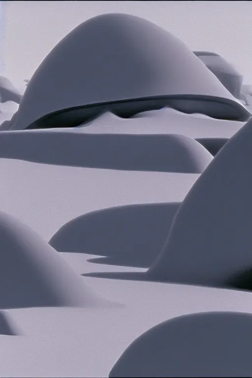 Image similar to scenes from planet hoth by john schoenherr, cinematic matte painting, zaha hadid building, 8 k