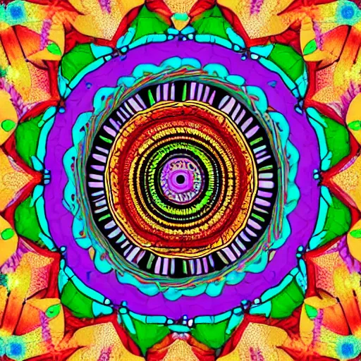 Image similar to Ween boognish mandala, psychedelic