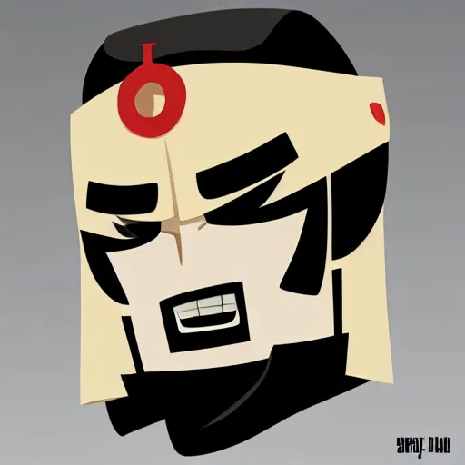 Image similar to face icon stylized minimalist samurai jack, loftis, cory behance hd by jesper ejsing, by rhads, makoto shinkai and lois van baarle, ilya kuvshinov, rossdraws global illumination