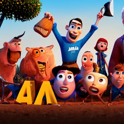 Image similar to 3D Pixar American Pie Movie octane render 8K hyper detailed 4D ArtStation top trending directed by James Cameron starring Jared Leto 10:9 aspect ratio ultra HD