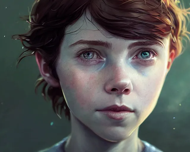 Prompt: highly detailed portrait of sophia lillis, in the last of us, stephen bliss, unreal engine, fantasy art by greg rutkowski, loish, rhads, ferdinand knab, makoto shinkai and lois van baarle, ilya kuvshinov, rossdraws, tom bagshaw, global illumination, radiant light, detailed and intricate environment