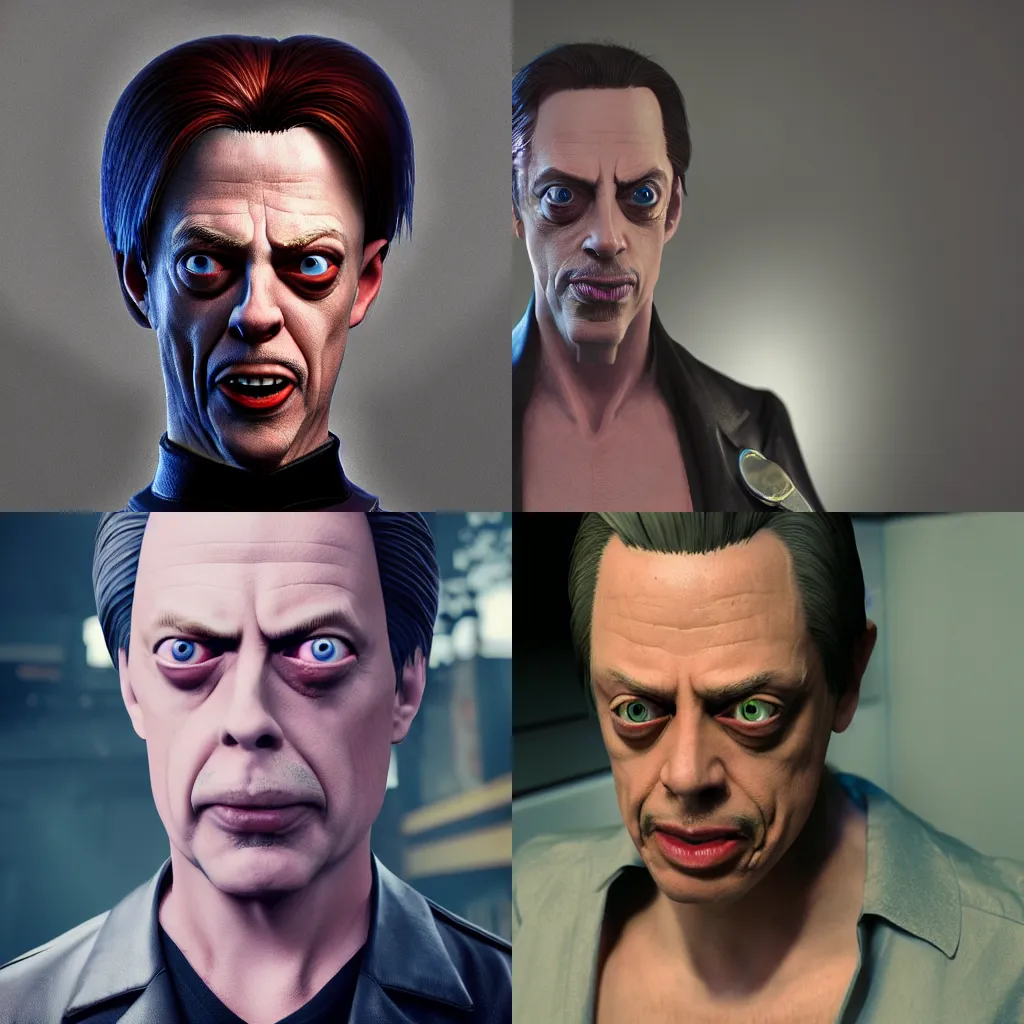 Prompt: photorealistic 4 k hdr photograph of steve buscemi as rye from street fighter, f / 1 1, trending on artstation, rendered in unreal engine, rendered in octane