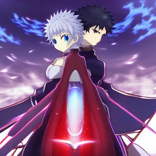 Image similar to fate / stay night, ufotable art style