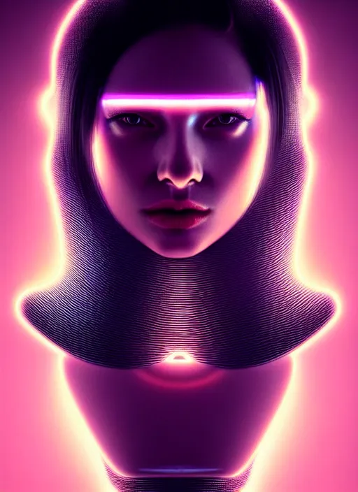 Image similar to a highly detailed long shot photo of very intricate female face portrait, futurism, rococo cyber neon lighting, detailed futuristic fibonacci jewelry, profile posing, hyper photorealistic, crispy quality, digital photography, trending in pinterest, cinematic, 4 k ultra hd, art by pascal blanche, art by greg rutkowski, art by artgerm,