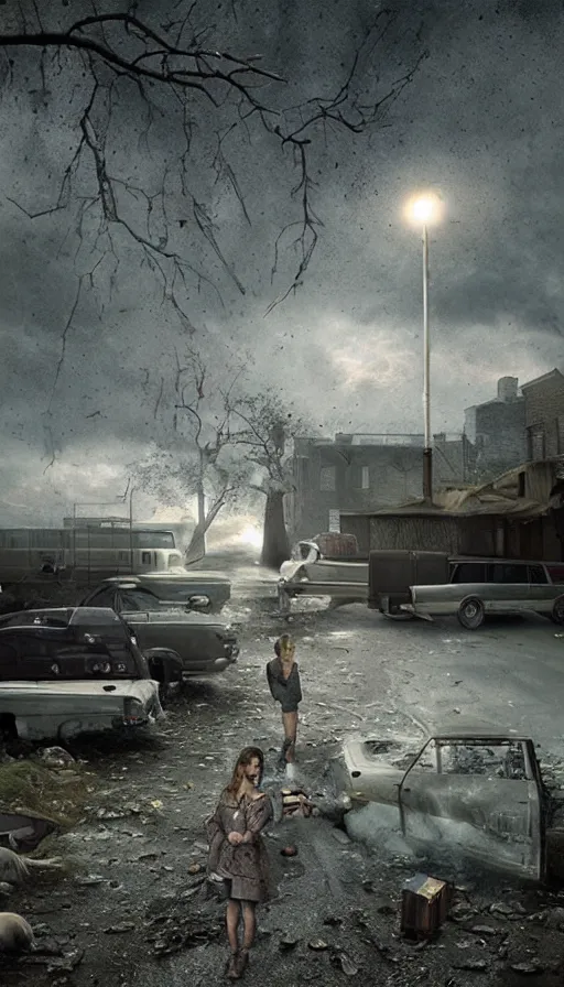 Image similar to the end of the world, by gregory crewdson
