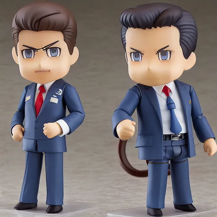 Image similar to Ronald Reagan, An anime Nendoroid of Ronald Reagan, figurine, detailed product photo