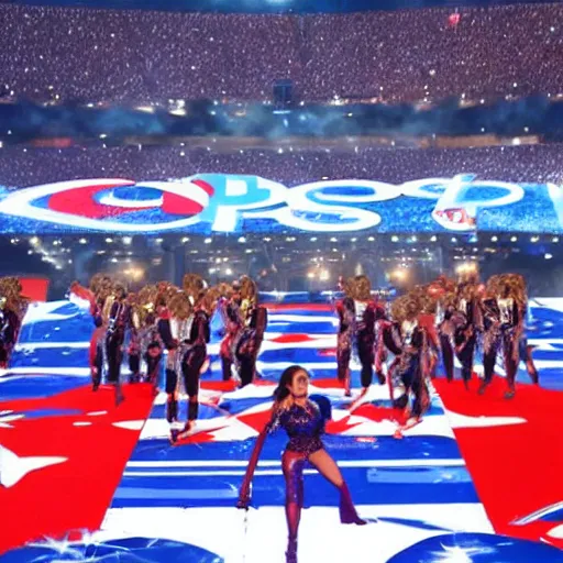 Pepsi halftime show Stable Diffusion OpenArt