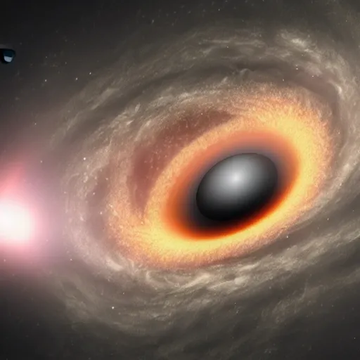 Image similar to Photorealistic Black Hole