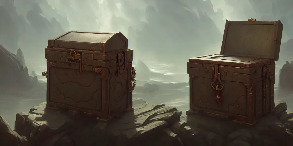 Image similar to storage chest made by bones, product photo, extremely detailed digital painting, in the style of fenghua zhong and ruan jia and jeremy lipking and peter mohrbacher, mystical colors, rim light, beautiful lighting, 8 k, stunning scene, raytracing, octane, trending on artstation