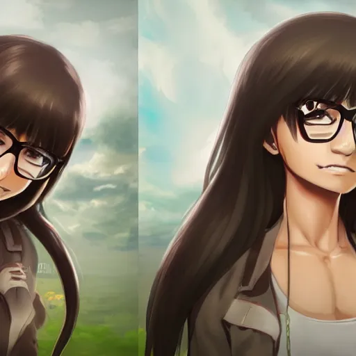 female character inspired by mia khalifa and attack on | Stable ...