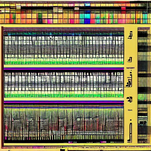 Image similar to synthesizer audio spectrum drawn by da vinci