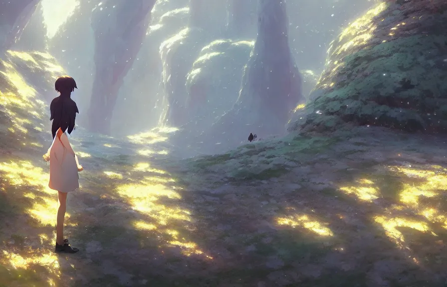 Image similar to makoto shinkai concept art of the spork polyp dimension, key visual, ambient lighting, highly detailed, digital painting, artstation, concept art, sharp focus, by makoto shinkai and akihiko yoshida and hidari and wlop and greg rutkowski