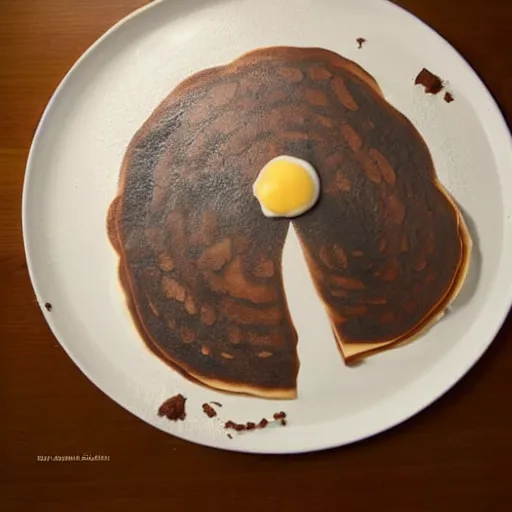 Prompt: pancake art