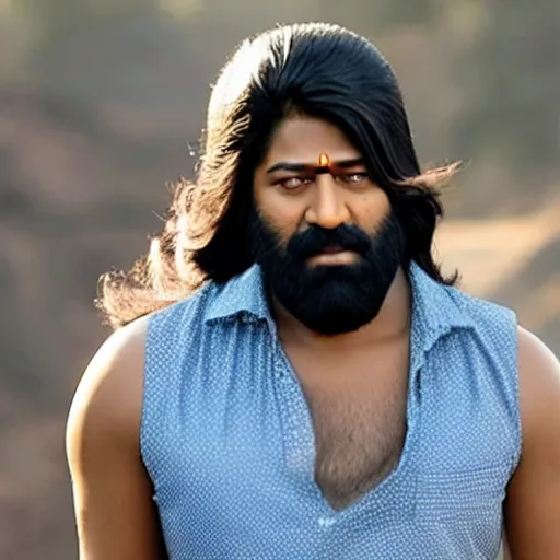 Image similar to film still from kgf chapter 2