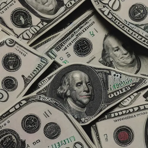 Image similar to money. dollar bills, coins, USD, 8k photography