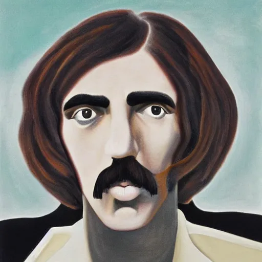 Prompt: a surrealist portrait of George Harrison