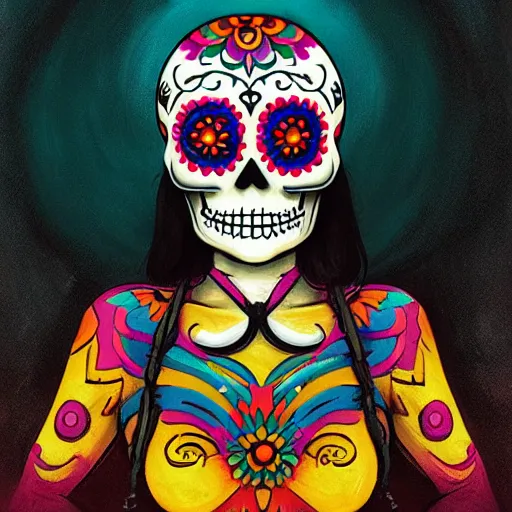 Image similar to Sugar Skull Enso by Andreas Rocha