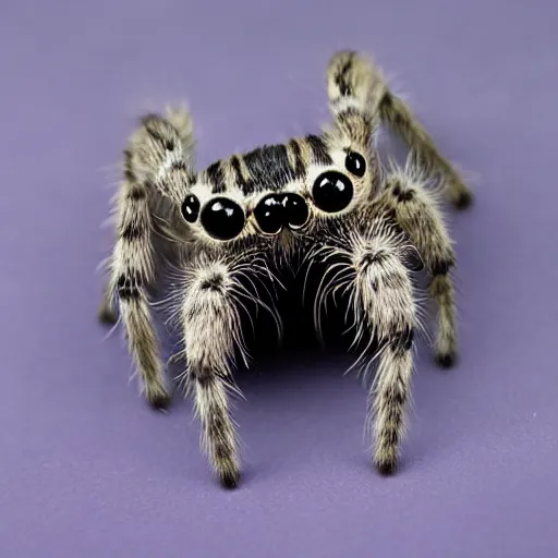 Prompt: cat jumping spider hybrid