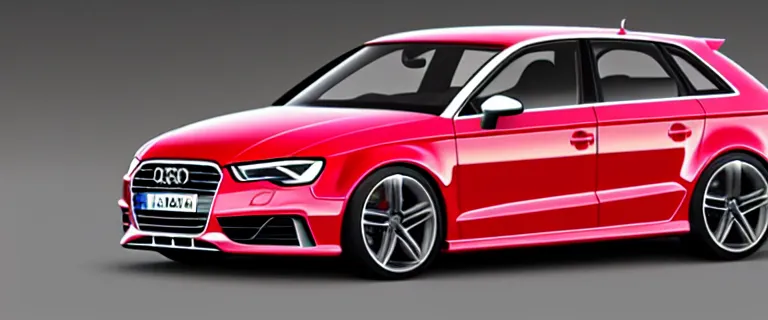 Image similar to Audi S3 (2017), created by Barclay Shaw