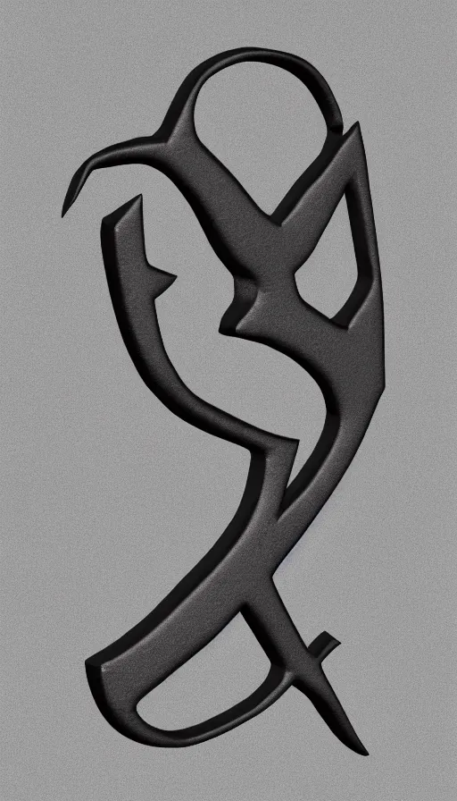 Image similar to hyper realistic 3 d render logoeye of horus making the letter k media kit