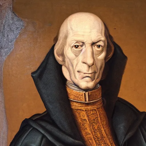 Prompt: renaissance style portrait of Mr. Burns