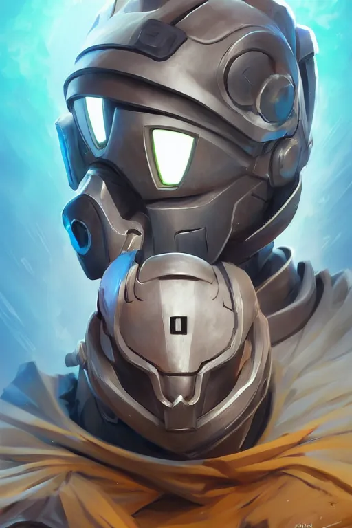 Image similar to epic mask helmet robot ninja portrait stylized as fornite style game design fanart by concept artist gervasio canda, behance hd by jesper ejsing, by rhads, makoto shinkai and lois van baarle, ilya kuvshinov, rossdraws global illumination radiating a glowing aura global illumination ray tracing hdr render in unreal engine 5