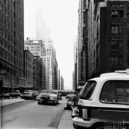 Image similar to new york city street scene by georgia o’keeffe