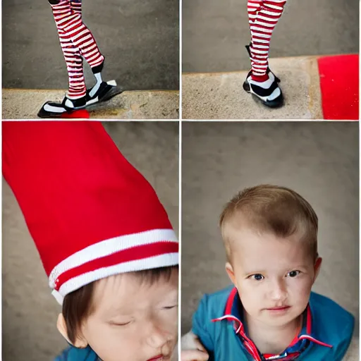 Image similar to Waldo, photoshoot