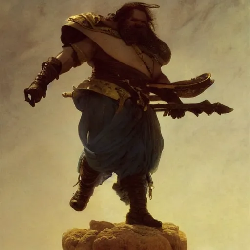 Image similar to art by ivan aivazovsky and syd mead and moebius and gaston bussiere and roger dean and pieter claesz and paul delaroche and alma tadema and aelbert cuyp and willem claesz, a fantasy cinematic close up shot of a dwarf berserker, warhammer, dnd, last stand