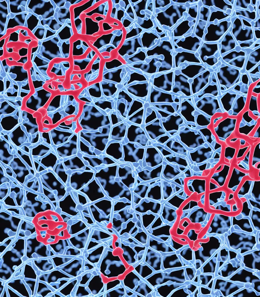 Image similar to distorted dopamine molecule