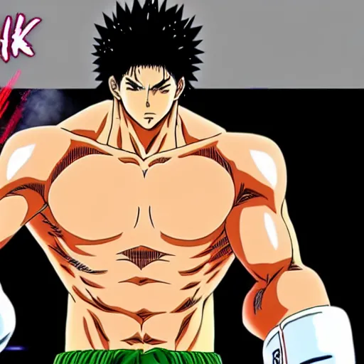 Image similar to yujiro hanma ready to fight baki hanma 4 k