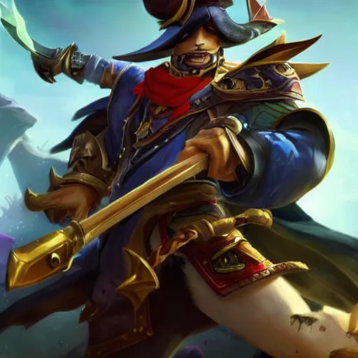 Image similar to shiba inu pirate warrior as a league of legends character, michael maurino, alex flores, paul kwon, cinematic, highly detailed, concept art, 3 d cgi, dramatic lighting, focus, smooth, heroic, hyper realistic background, in the style of league of legends, lol