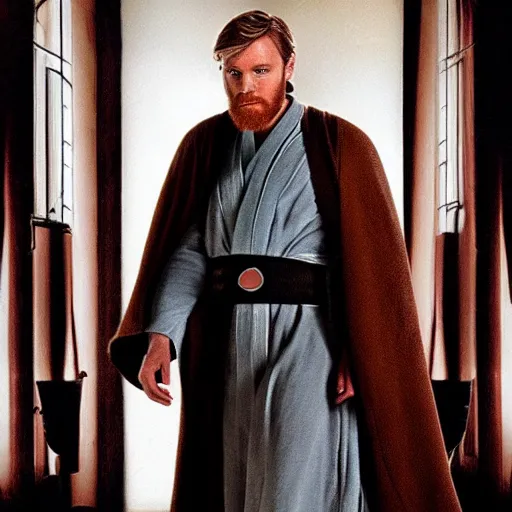 Prompt: obi - wan kenobi is a high ranking member of the italian mafia, 4 k, detailed