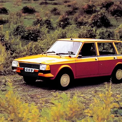 Image similar to A rally version of the Lada Riva , promotional photo