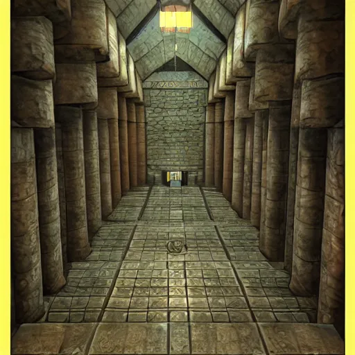 Image similar to The great Hall of a Dwarven underground city W- 1024