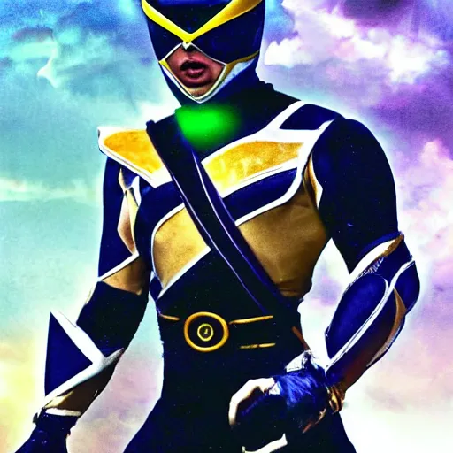 Prompt: Zeus as a Power Ranger