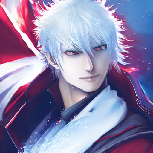 Image similar to beautiful anime art of Nero from devil may cry by WLOP, rossdraws, Logan Cure, Mingchen Shen, BangkuART, sakimichan, yan gisuka, JeonSeok Lee, zeronis, Chengwei Pan on artstation