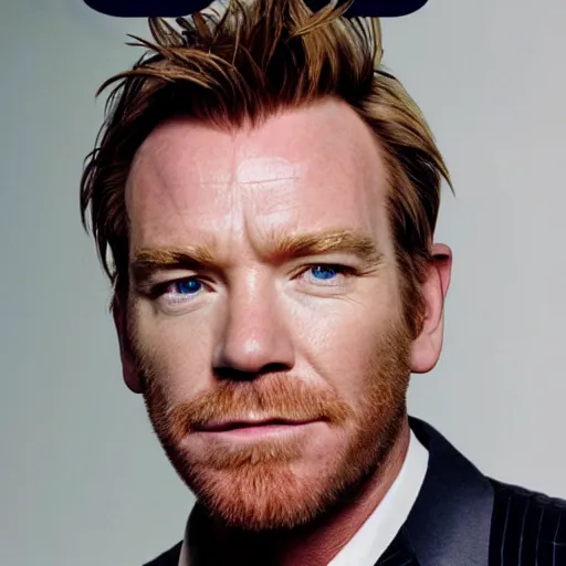 Prompt: Ewan McGregor is Superman