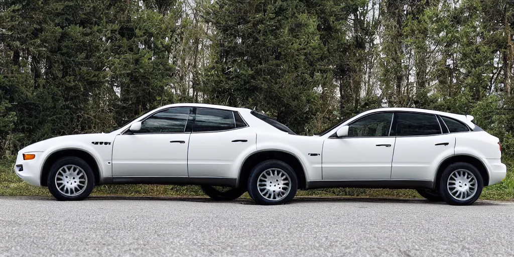 Prompt: “1990s Maserati Levante”