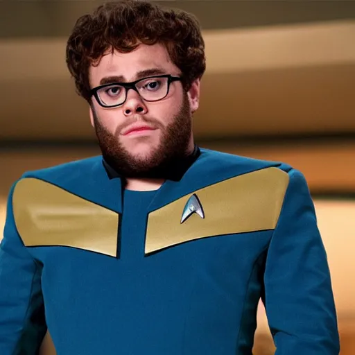 Image similar to Seth Rogan in Star Trek