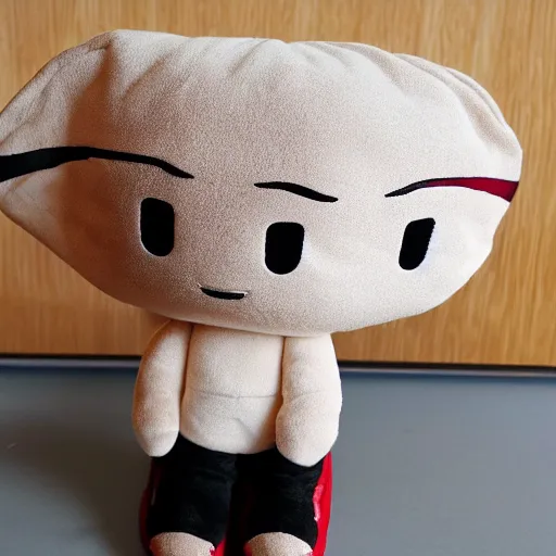 Prompt: Elon Musk plushie toy