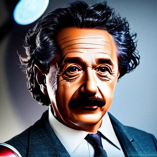 albert einstein as tony stark in ironman, cinematic | Stable Diffusion ...