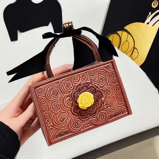 Image similar to mooncake 🥮 handbag 👜 👝 packaging