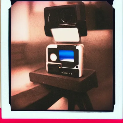 Image similar to polaroid of the tessaract