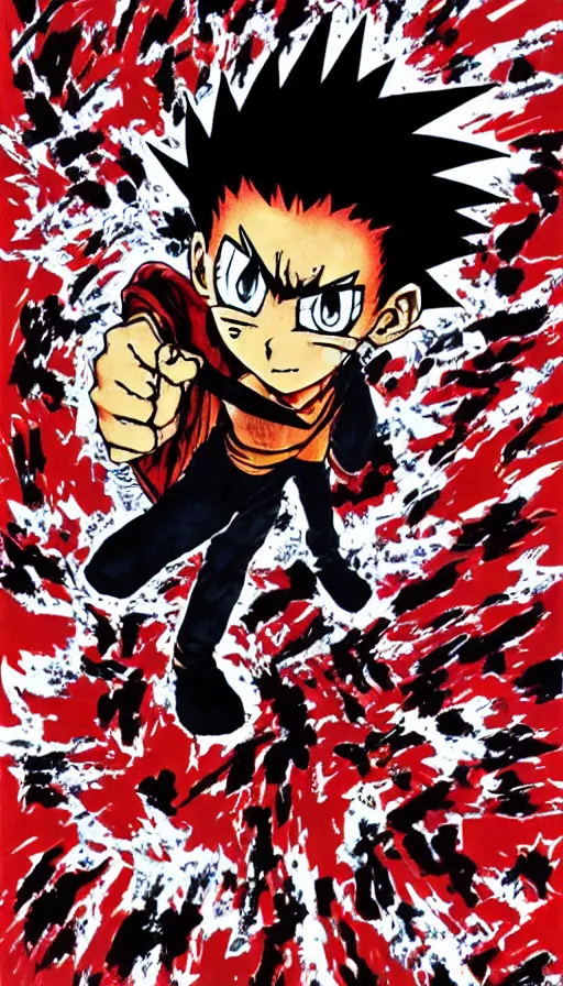 Image similar to rage, by yoshihiro togashi